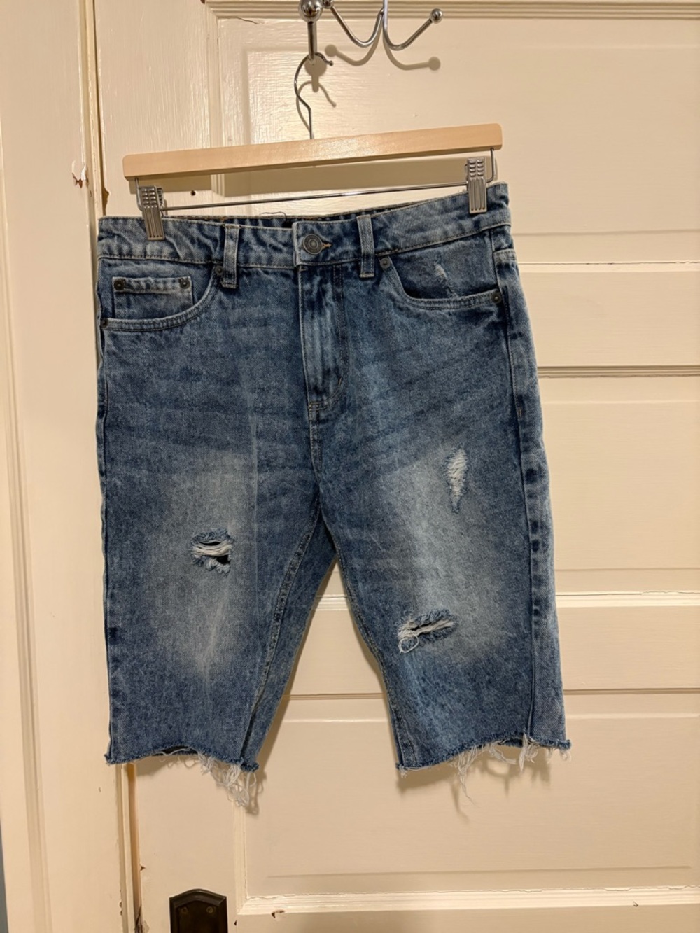 Bluenotes Distressed Blue Jean Jorts